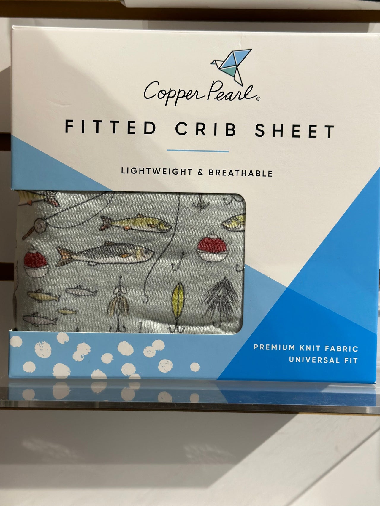 Copper Pearl Fitted Crib Sheet Carolina Baby aco crib sheet Trout