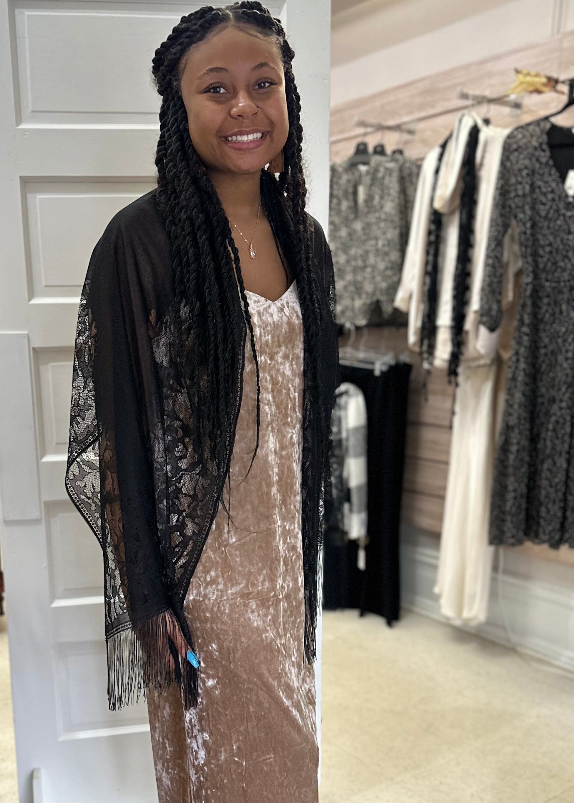 lace cover up for dress Black Lace Wedding Wraps, Evening Shawl