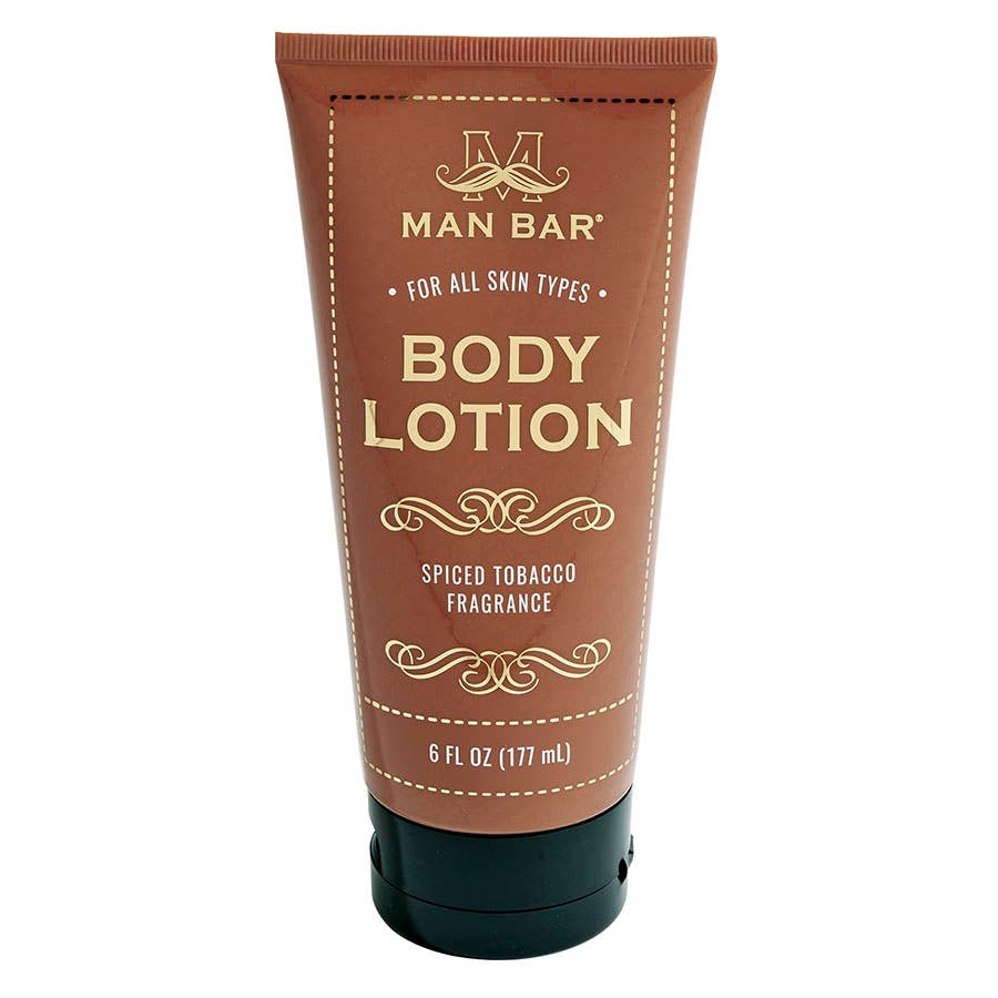 tobacco skin care MAN BAR BODY LOTION SPICED TOBACCO