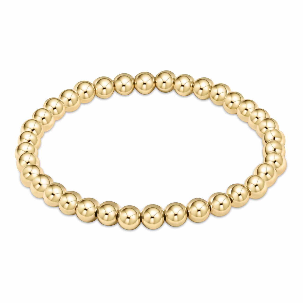 e.newton Classic Gold Bead Bracelet | 6 Sizes e.newton Designs Bracelets 5 mm