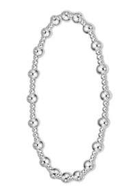 Thumbnail for E Newton Classic Sincerity Pattern Sterling Silver e. newton Designs Bracelets 4 mm
