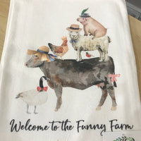 Thumbnail for Flour Sack Tea Towels Mattie B's Funny Farm