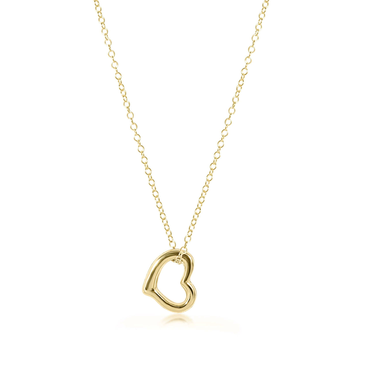 Gold Necklace Love Charm | e.newton Designs e.newton Designs Necklaces