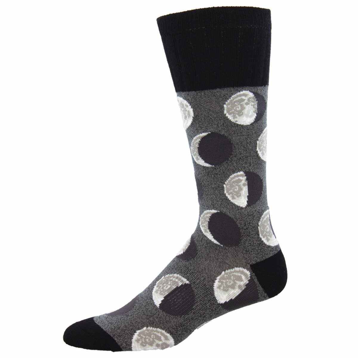 Men's Crew Socks - Multiple Designs SockSmith Sock Many Moons / 10-13
