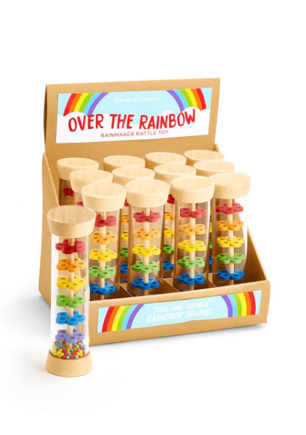 Rainbow Fidget Rain Maker Two's Company rattle