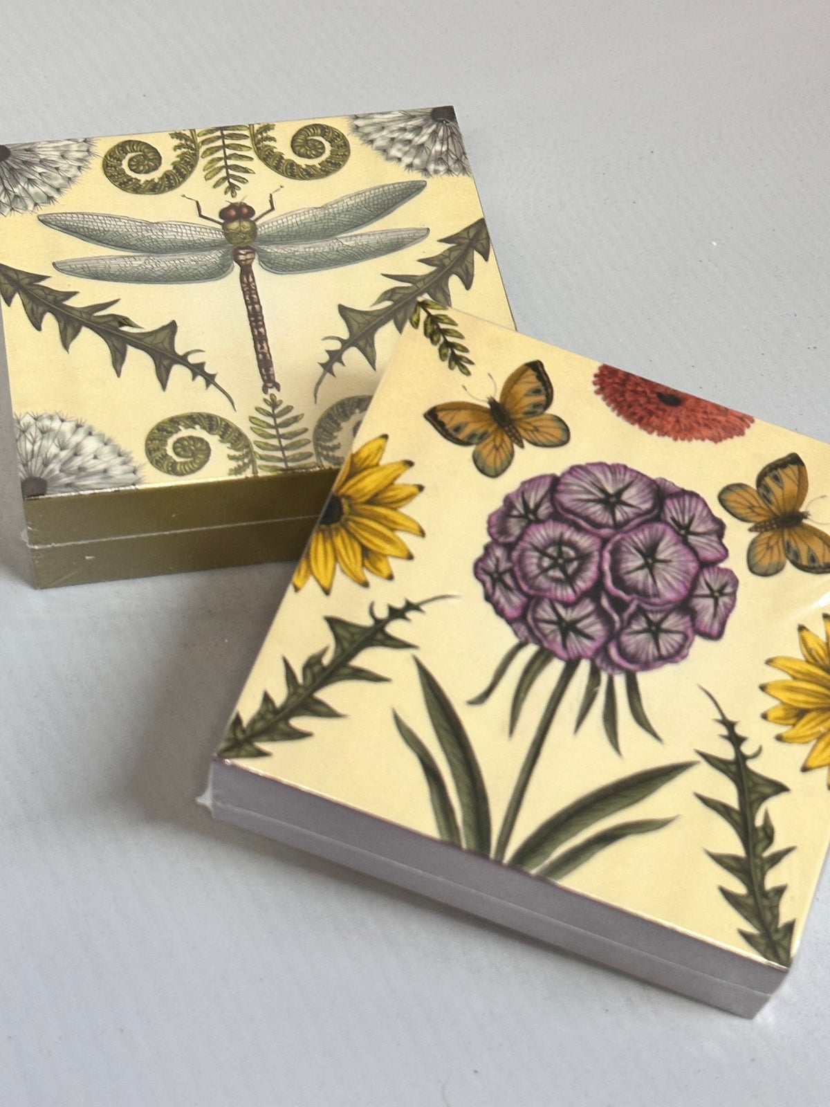 Safety Matches in Matchbox with Animals & Botanicals, 2 Styles