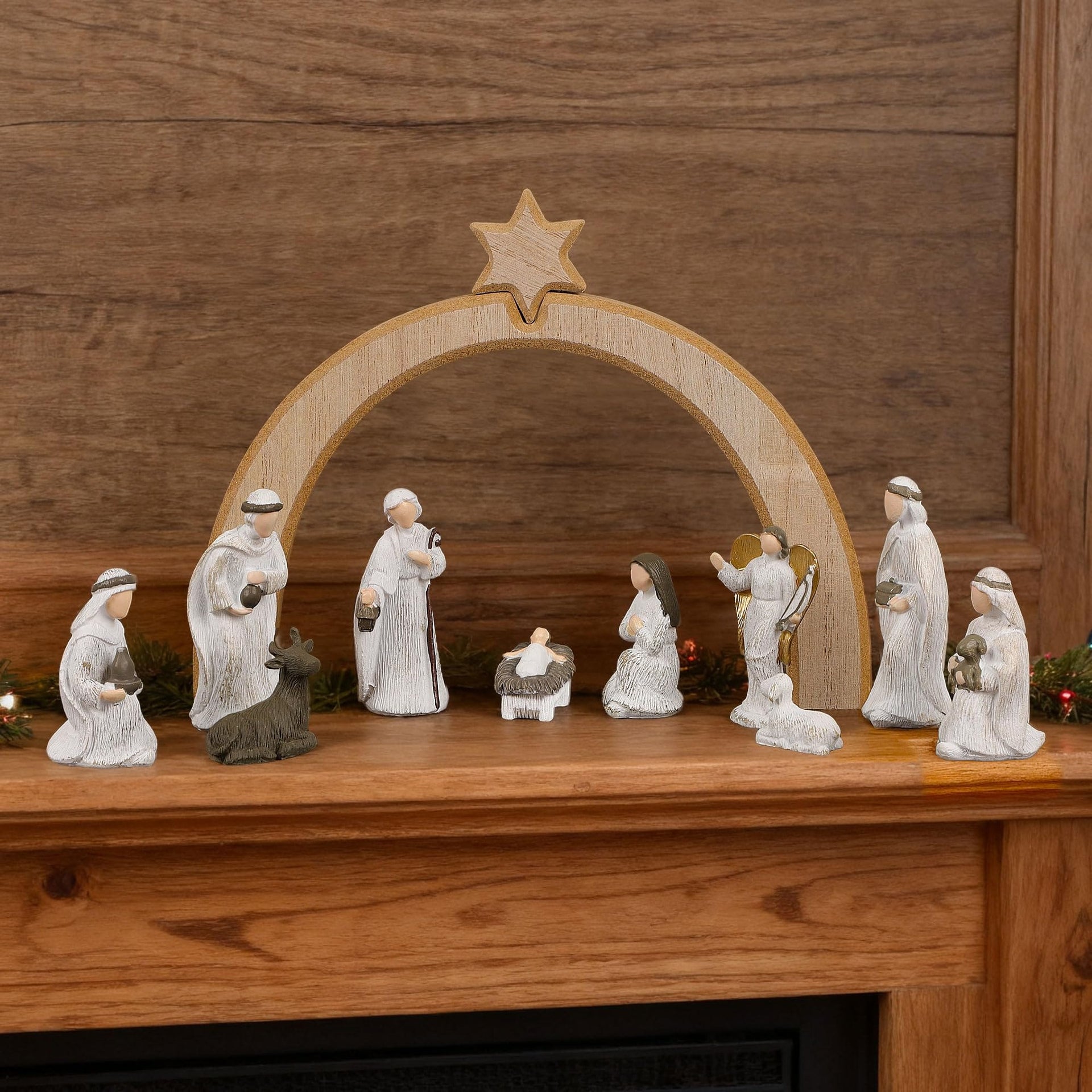 11 Pc Miniature Nativity Set Two Nativity Sets