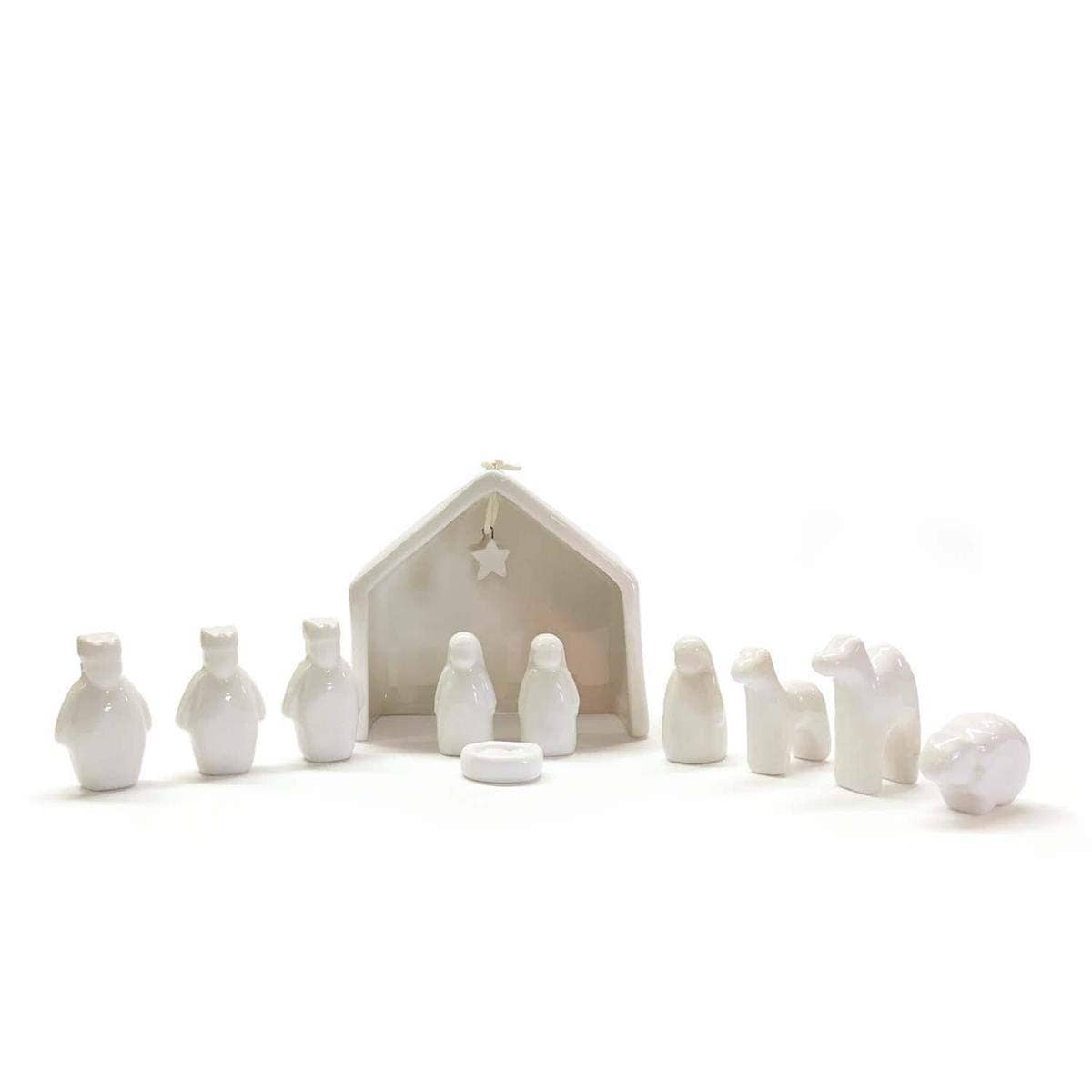 11 Pc Miniature Nativity Set Two Nativity Sets