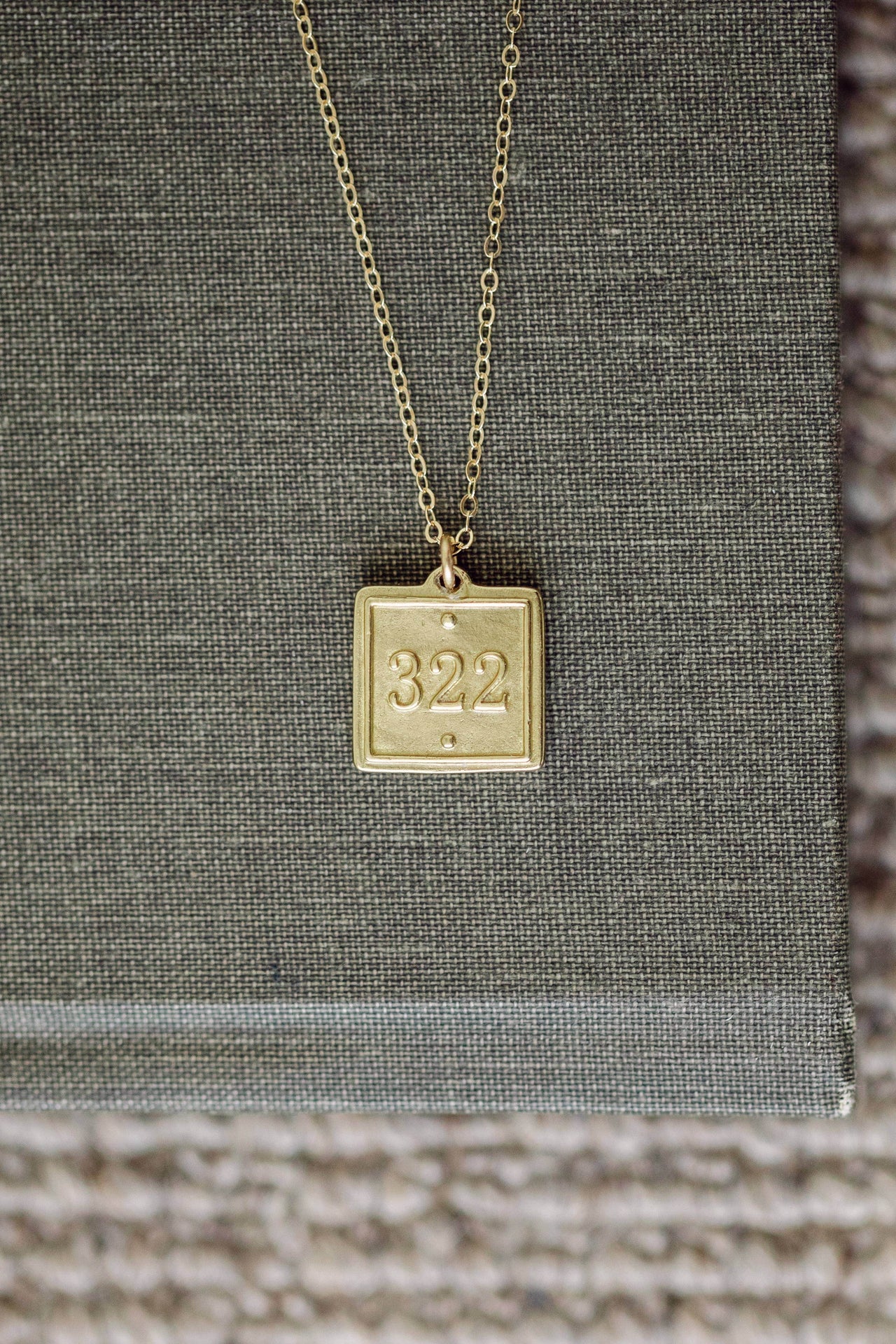 16" - Lamentations 3:22 (Petite Pendant Necklace) Madison Sterling