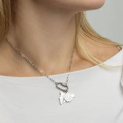 18K Gold PVD Stainless Steel Megaphone Charm: Stainless WJW