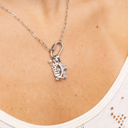 18K Gold PVD Stainless Steel Religious Fish Charm: Gold WJW