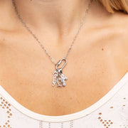 18K Gold PVD Stainless Steel Religious Fish Charm: Stainless WJW