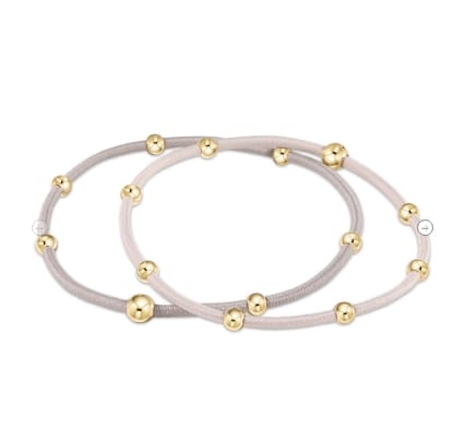 2024 Neutral "E"ssential Bracelet+Hairtye e.newton Designs BRACELET Neutral Set