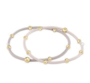 2024 Neutral "E"ssential Bracelet+Hairtye e.newton Designs BRACELET Neutral Set