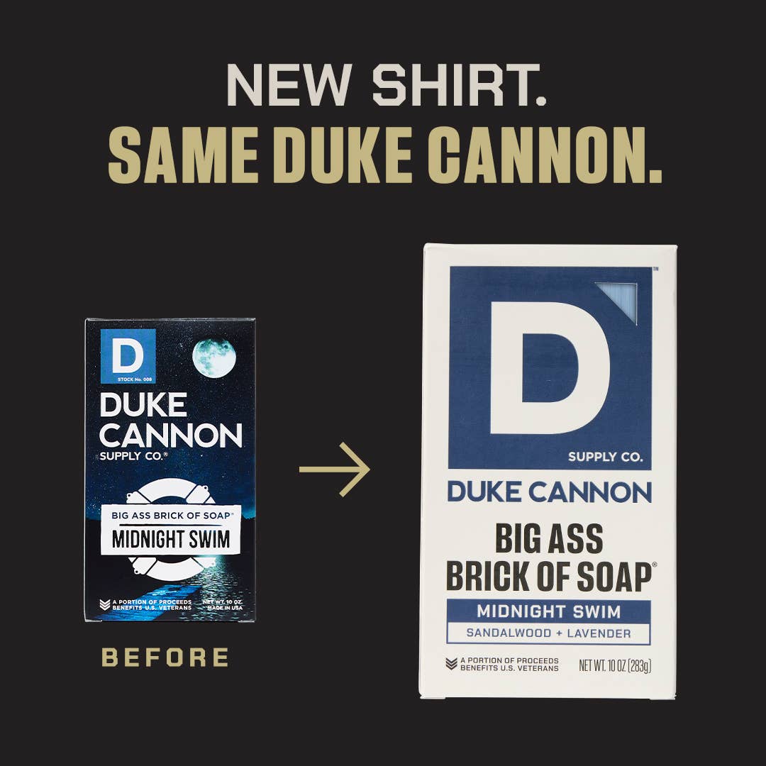 Big Ass Brick of Soap- Midnight Swim Duke Cannon