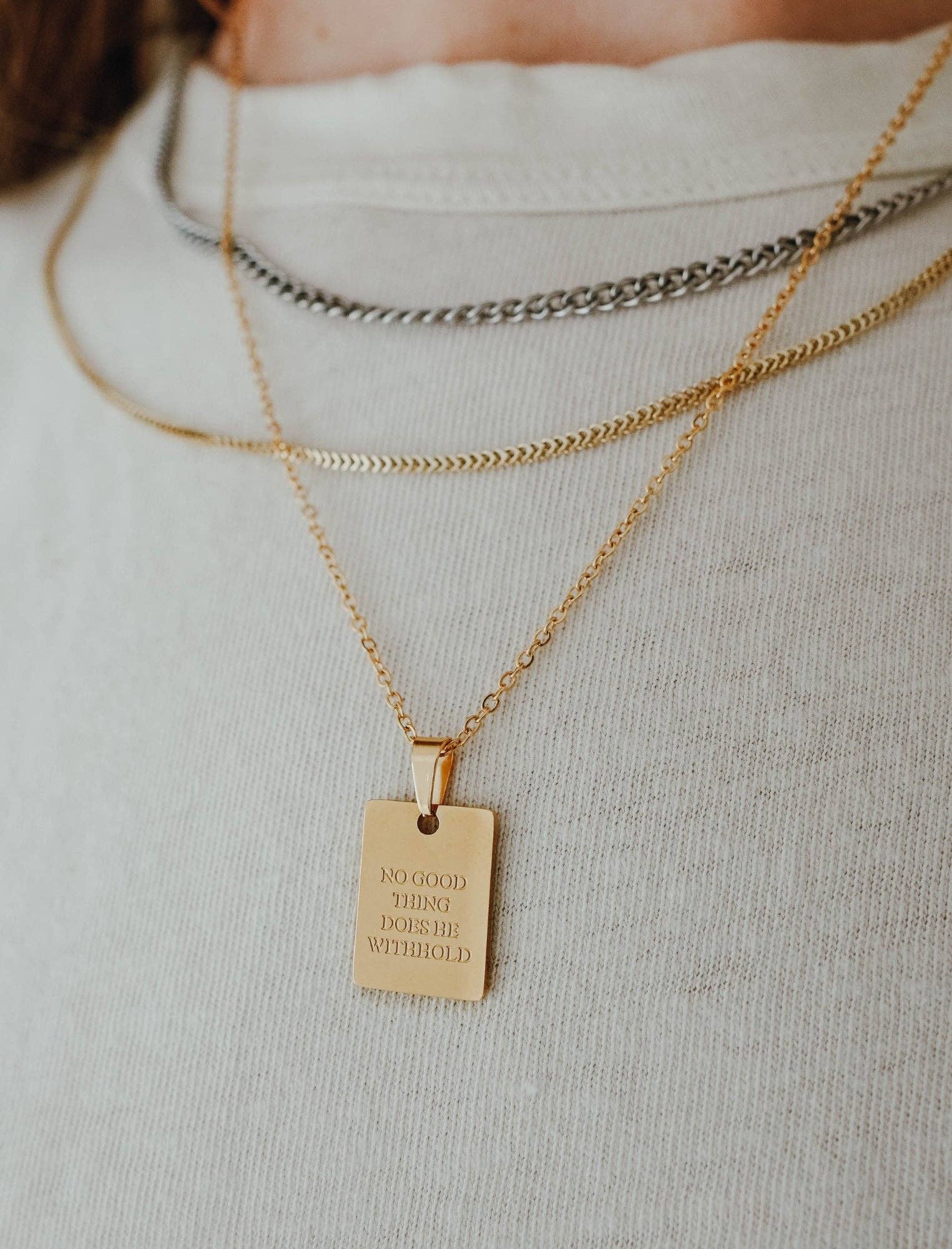 Necklace: No Good Thing Does He Withhold Jenessa Wait