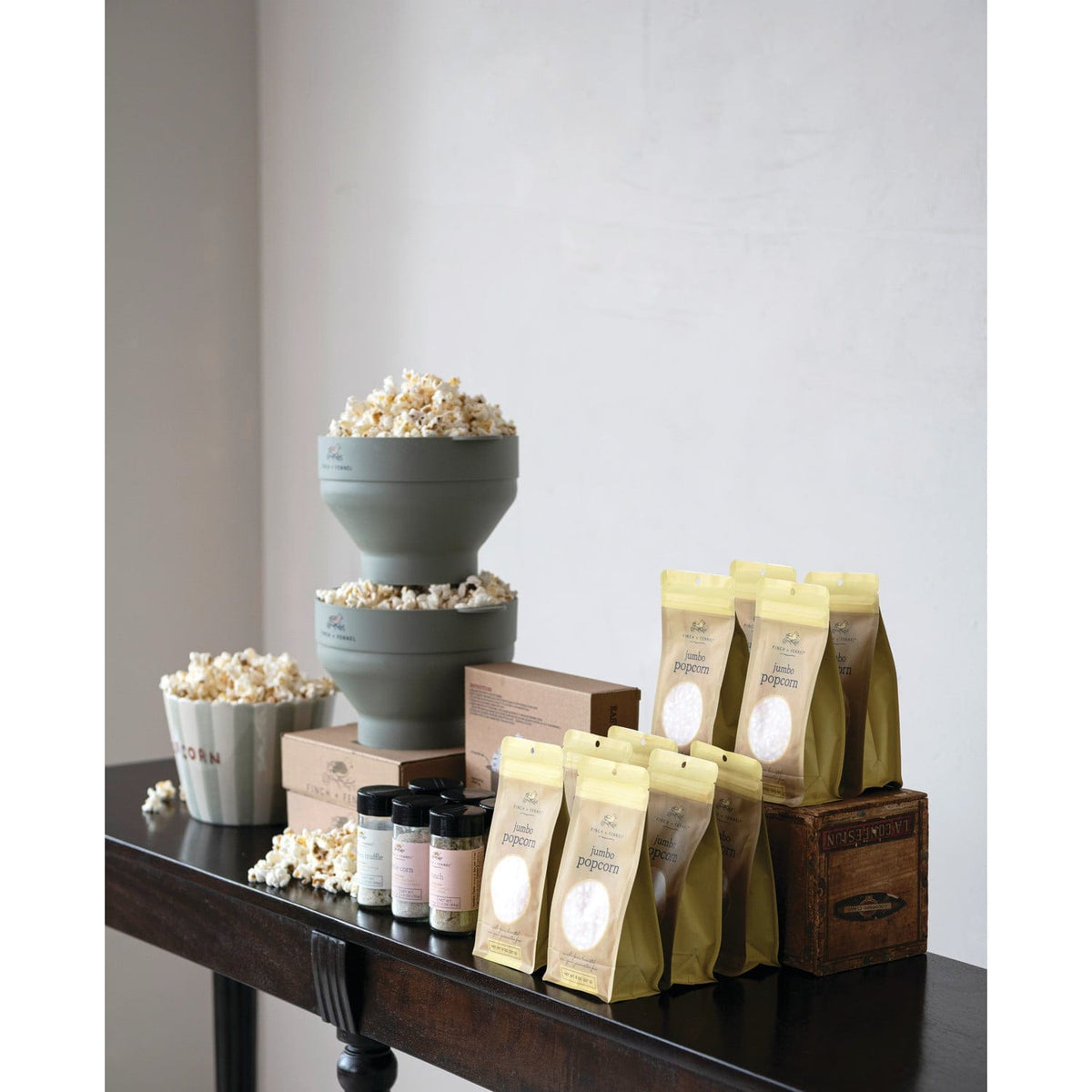 80 oz. Silicone Microwave Popcorn Popper in Printed Box Creative Co-Op Kitchen Tool