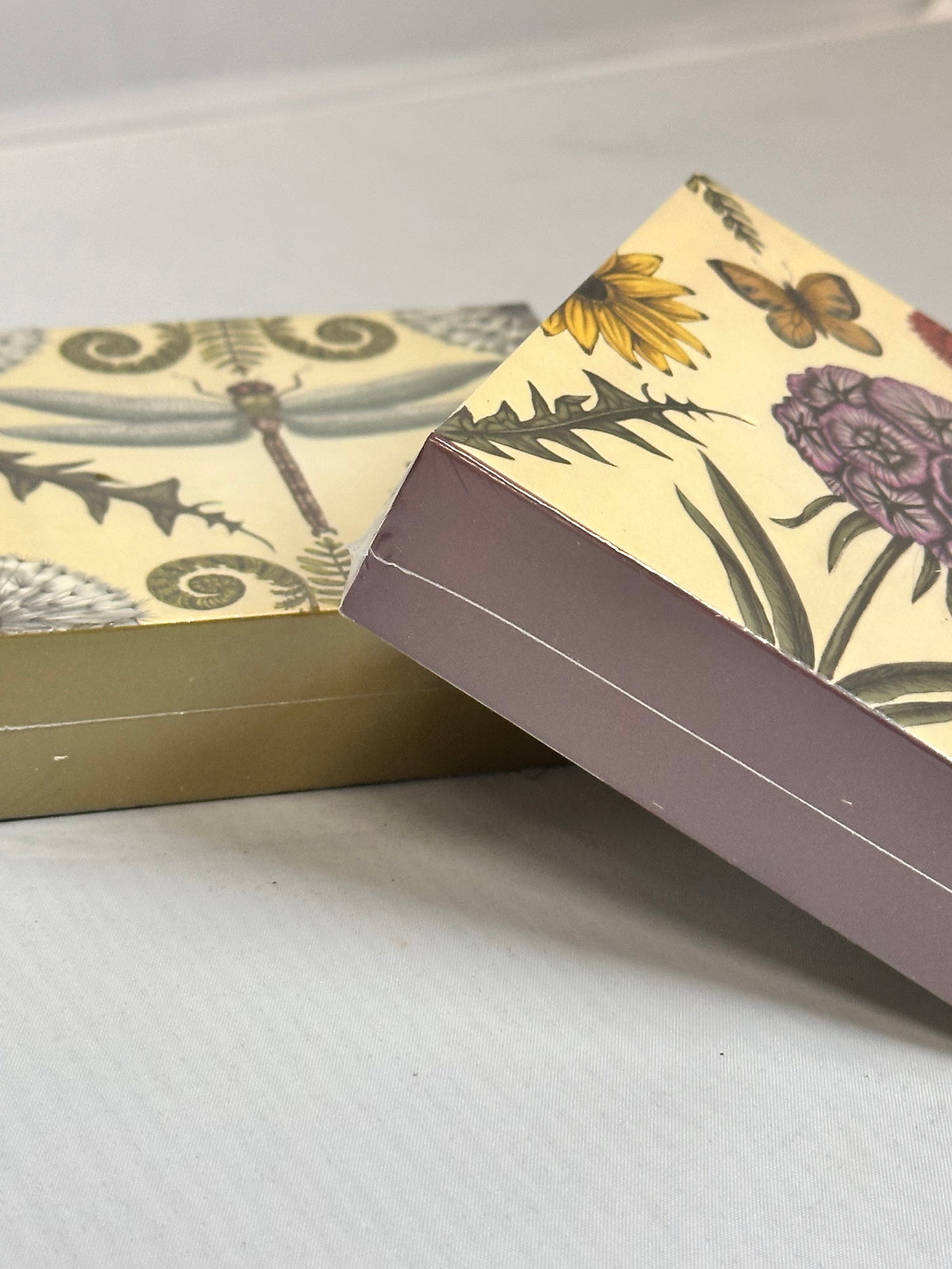 Safety Matches in Matchbox with Animals & Botanicals, 2 Styles
