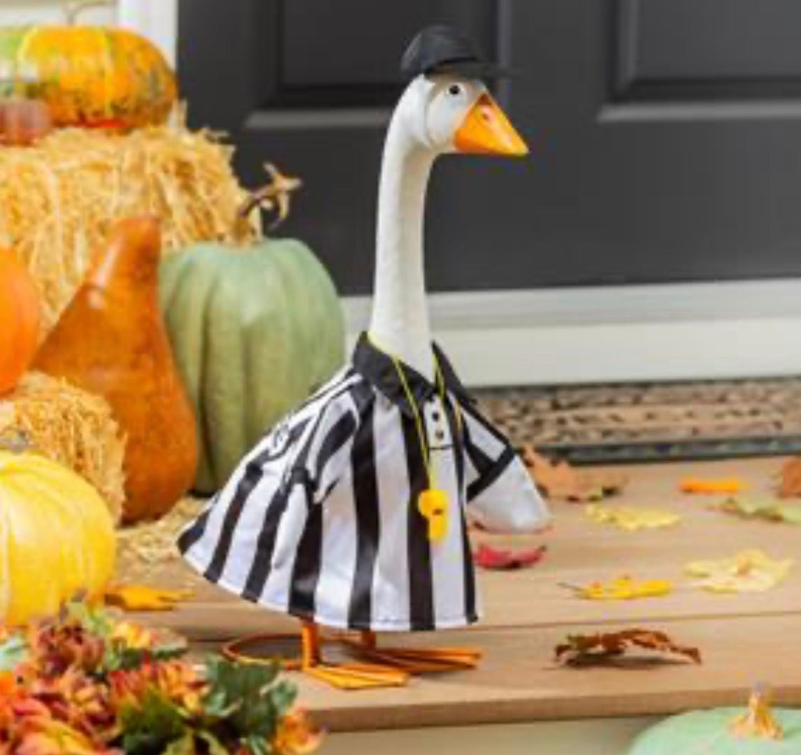 Porch Goose Referee Outfit, Black and White Striped