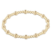 Dignity Sincerity Gold 5mm Bracelet, Gold enewton design, LLC