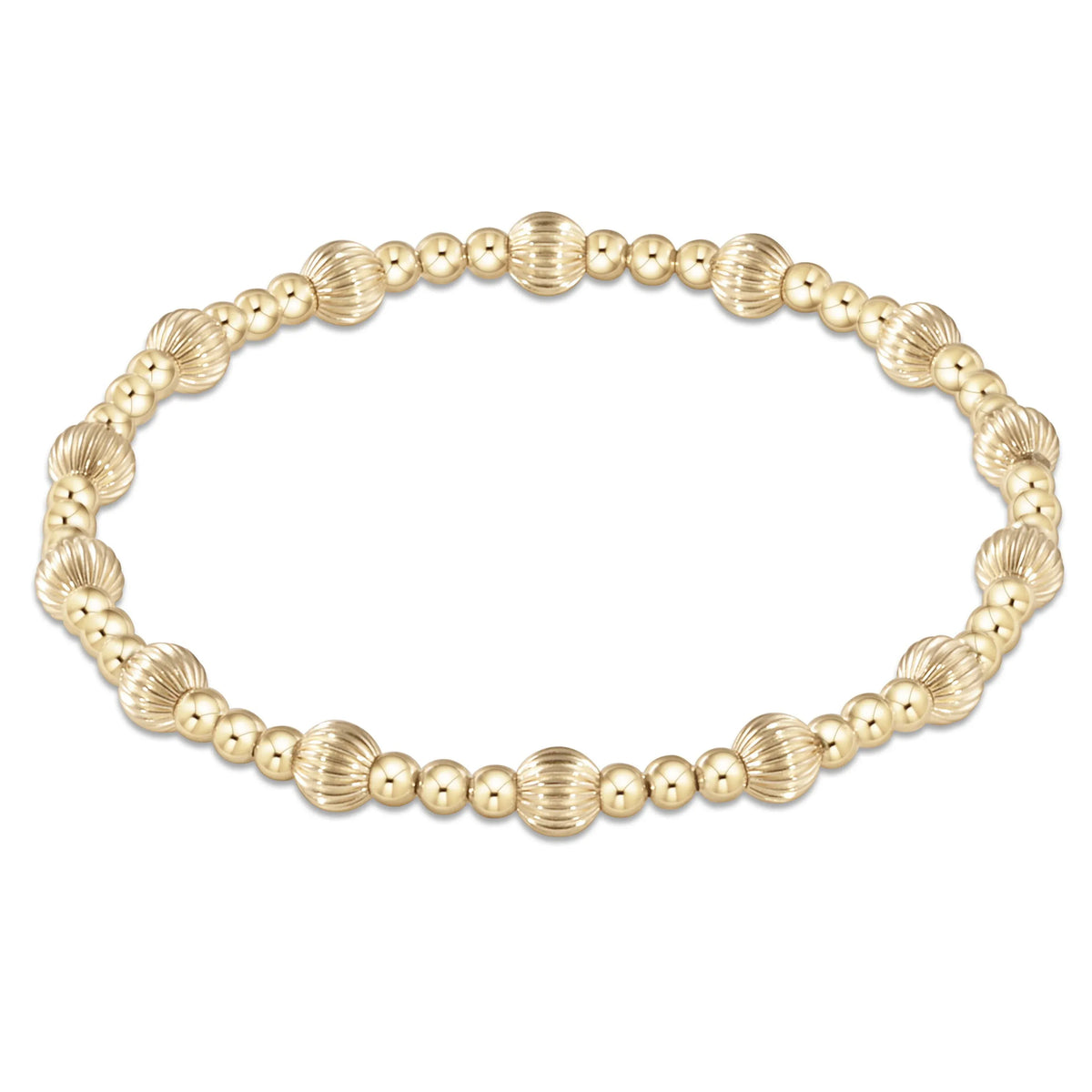 Dignity Sincerity Gold 5mm Bracelet, Gold enewton design, LLC