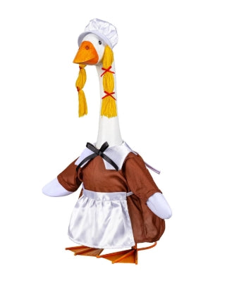 Porch Goose Outfit, Harvest Pilgrim Couple