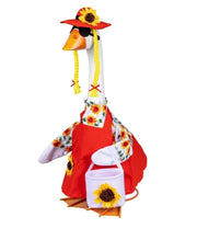 Porch Goose Outfit, Fall Leaf Dress, Orange