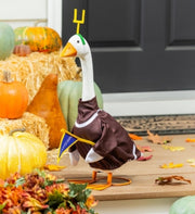 Porch Goose Outfit, Football Post