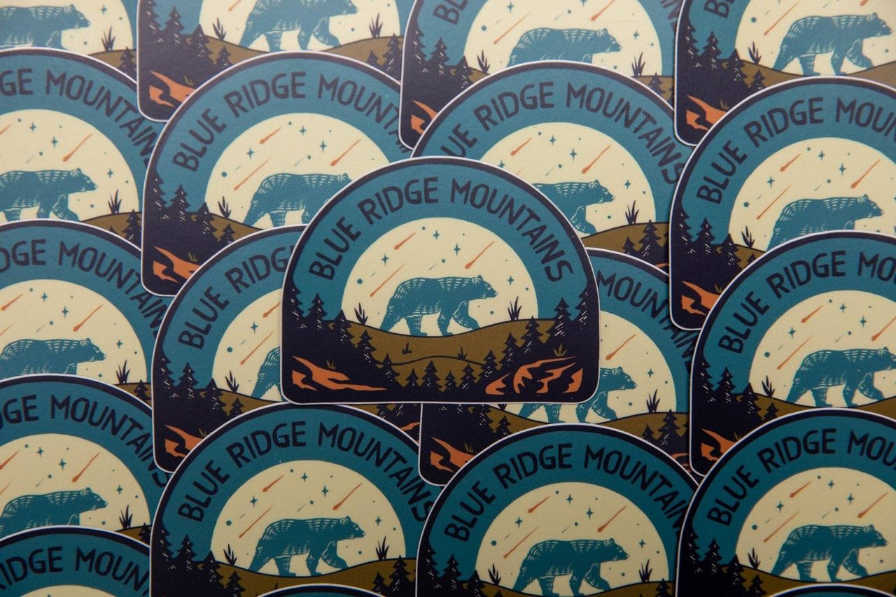 A Blue Ridge Bear | Sticker Menottees