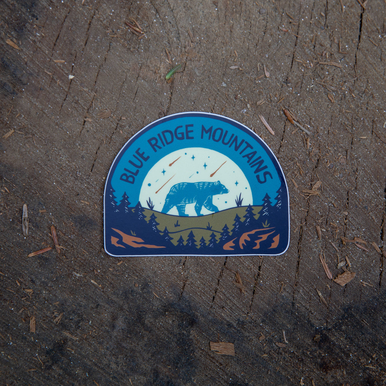 A Blue Ridge Bear | Sticker Menottees