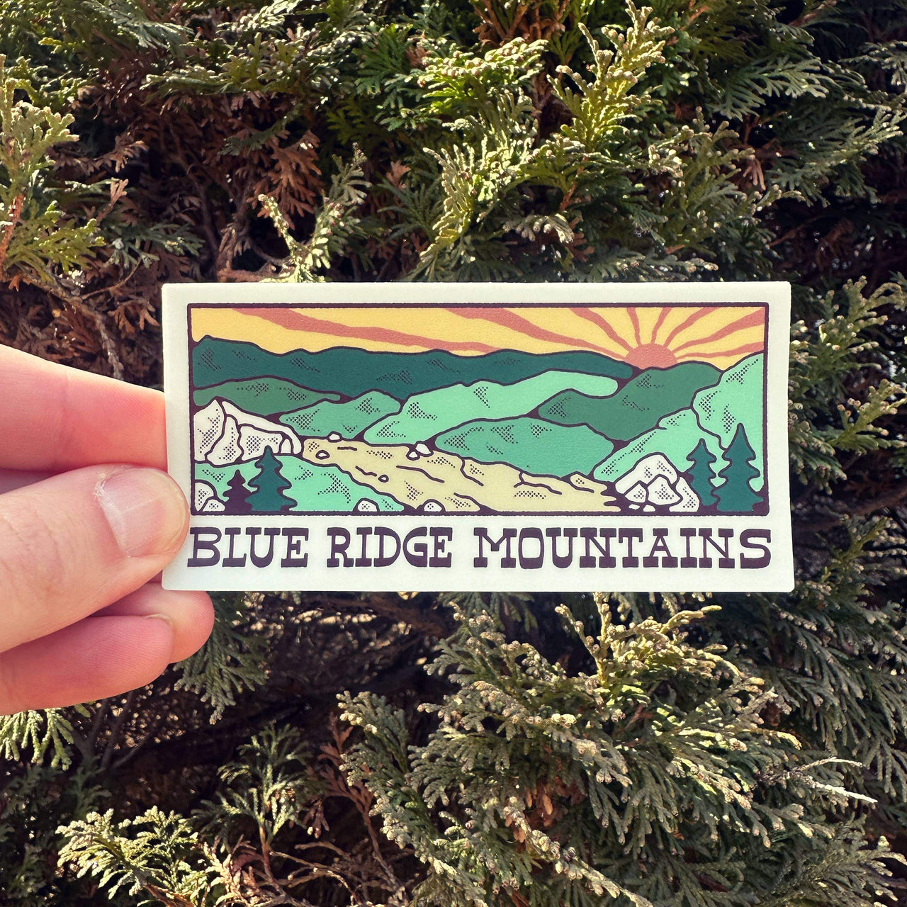 A Blue Ridge Mountains Trail | Sticker Menottees