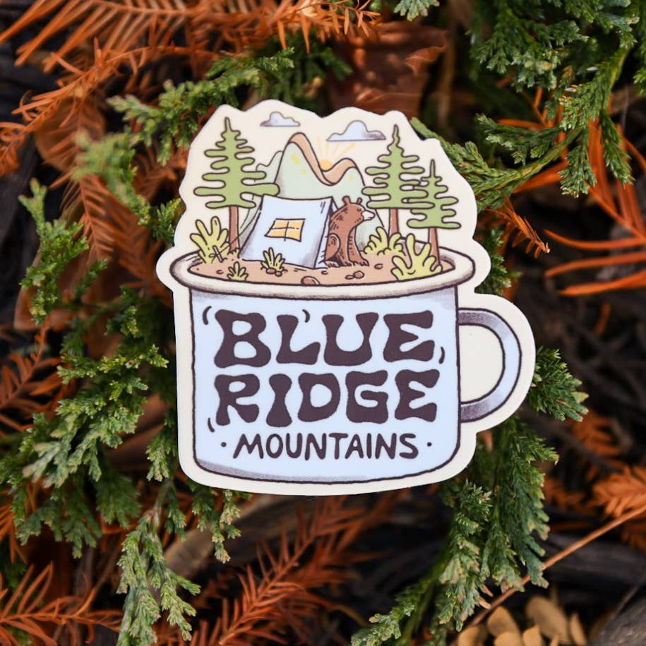 A Blue Ridge Mug | Sticker Menottees