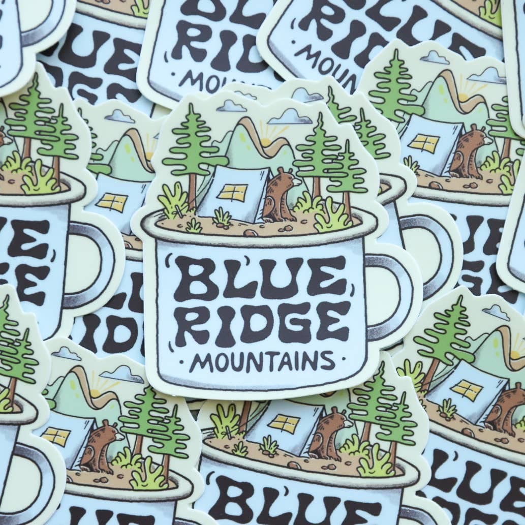 A Blue Ridge Mug | Sticker Menottees