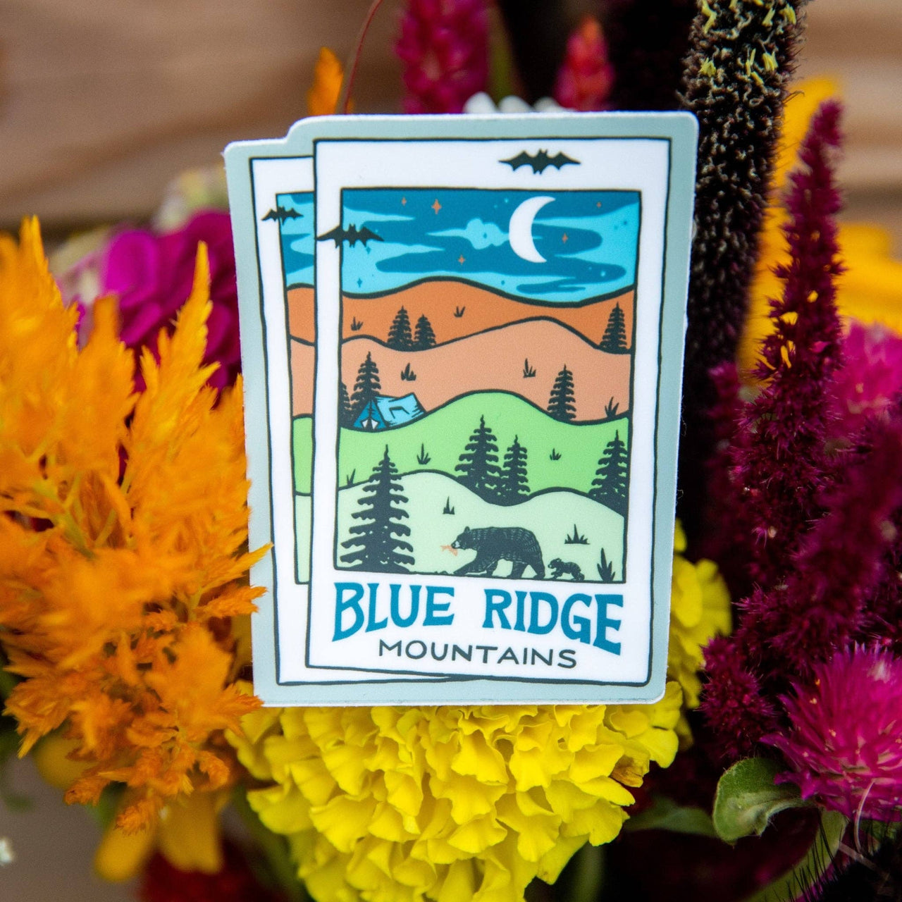 A Blue Ridge Picture (Moonlight Adventure) | Sticker Menottees