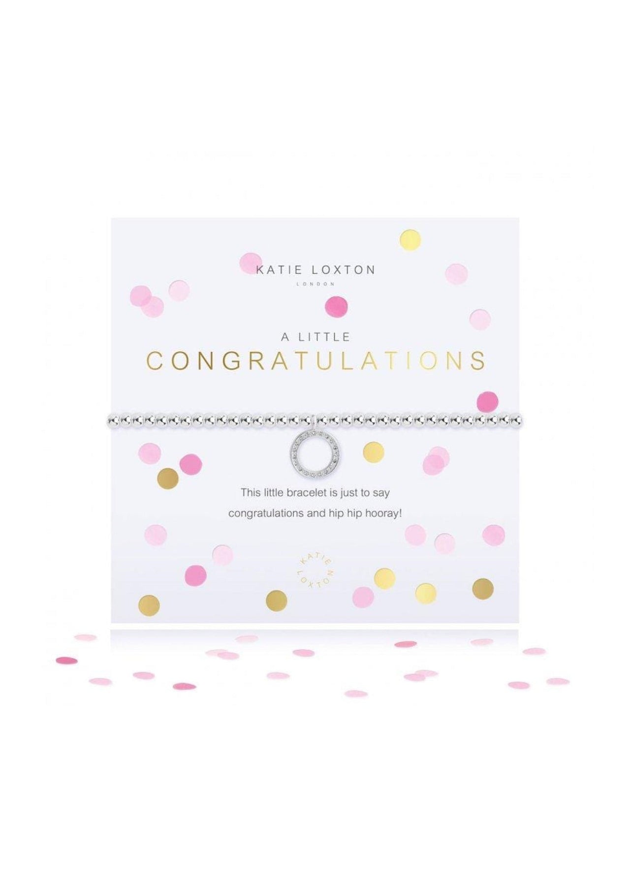 a little | Congratulations Bracelet Katie Loxton Bracelet