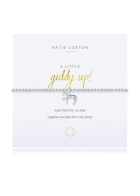 Thumbnail for a little GIDDY UP Silver Bracelet Katie Loxton Bracelet