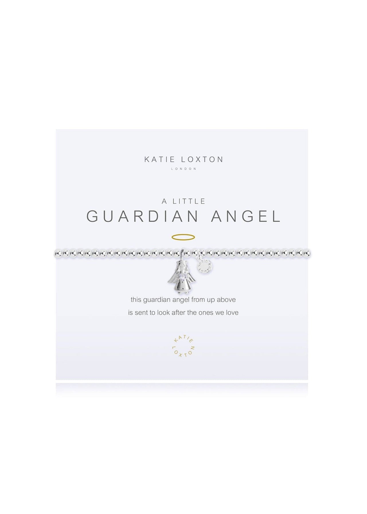 a little Guardian Angel Silver Bracelet Katie Loxton Bracelet