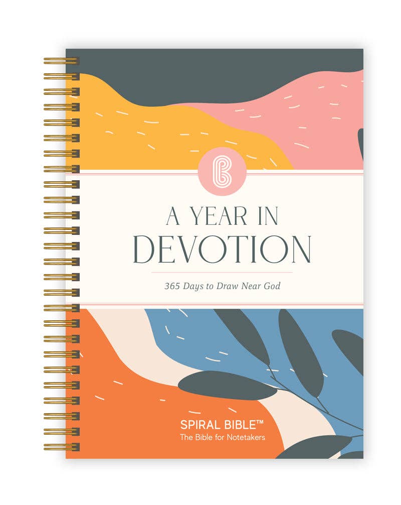 A Year In Devotion: 365 Days To Draw Near God Spiral Bible
