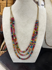 Aasha Triple Layer Kantha Necklace Anju Jewelry Necklace