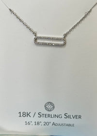 Thumbnail for ABBA Necklace in Sterling Silver Meghan Browne Design Necklace