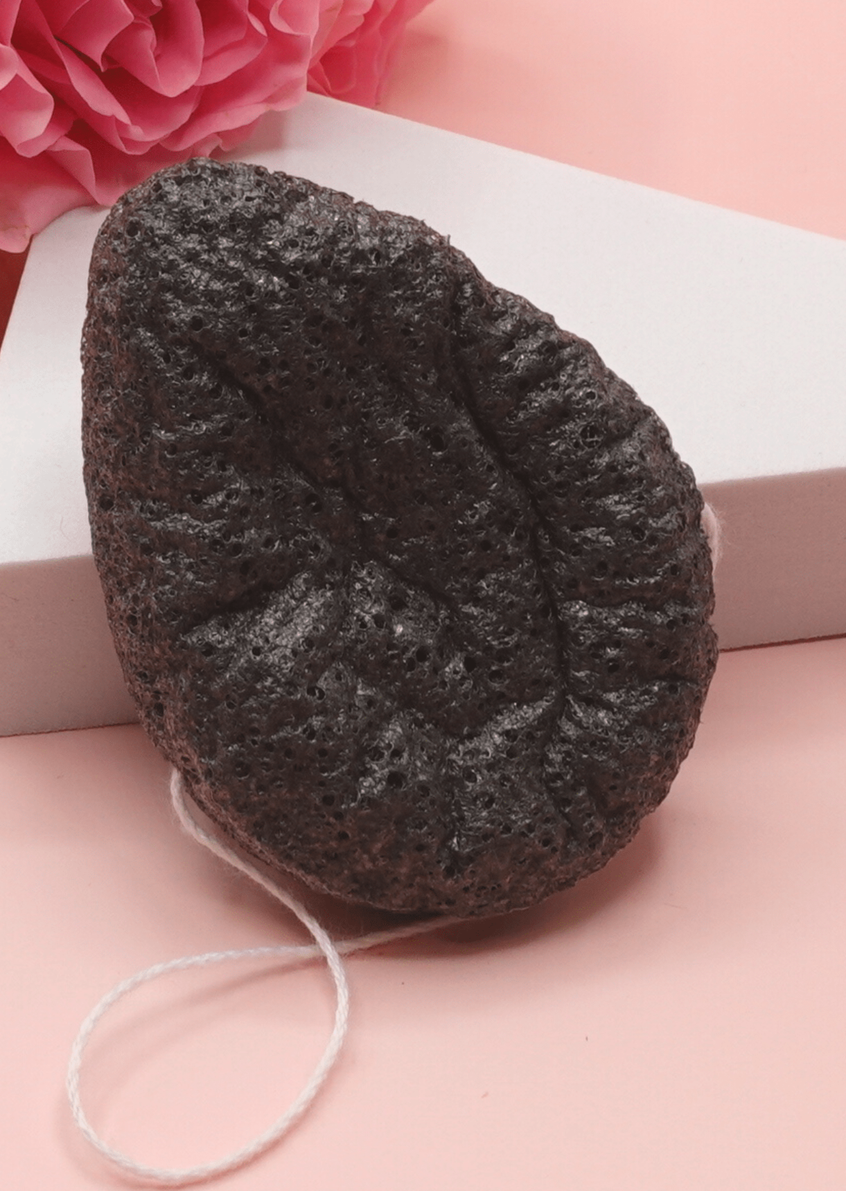 Activated Charcoal Konjac Facial Cleansing Sponge Love Attack