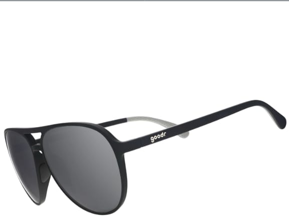 Add the Chrome Package Sunglasses, Black and Silver Goodr