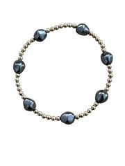 Admire Dark Grey Pearl Bracelet e.newton Designs Bracelet