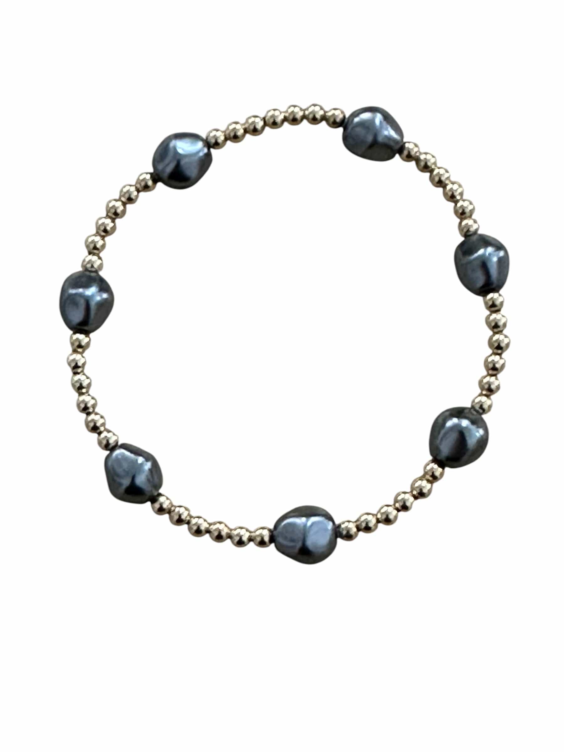 Admire Dark Grey Pearl Bracelet e.newton Designs Bracelet