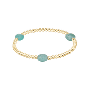 Admire Gem 3mm Gold Bracelet Amazonite e.newton Designs BRACELET