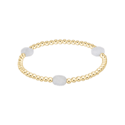 Admire Gem 3mm Gold Bracelet Aquamarine e.newton Designs BRACELET