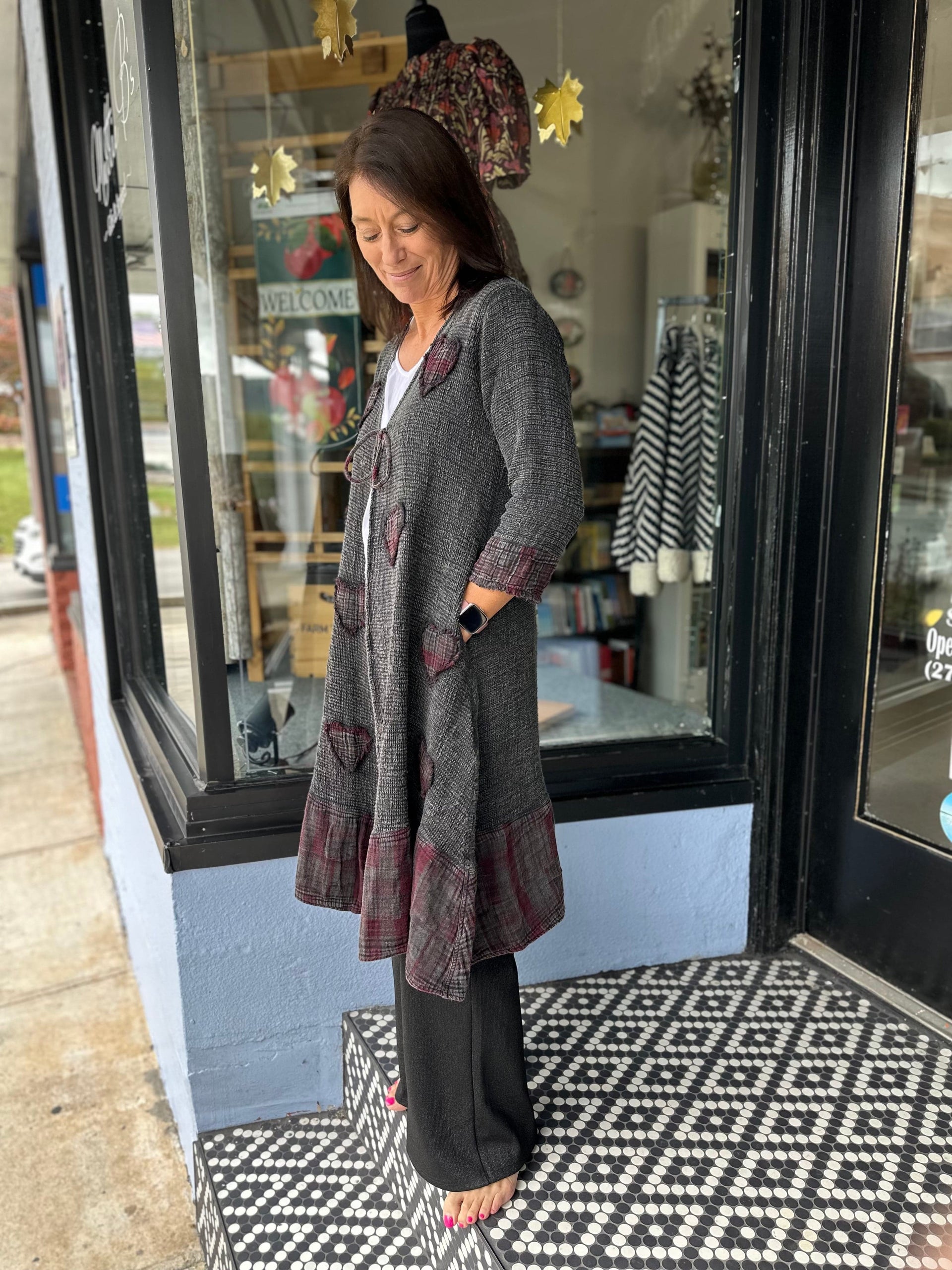 All Hearts Duster by Paper Lace Paper Lace Outerwear