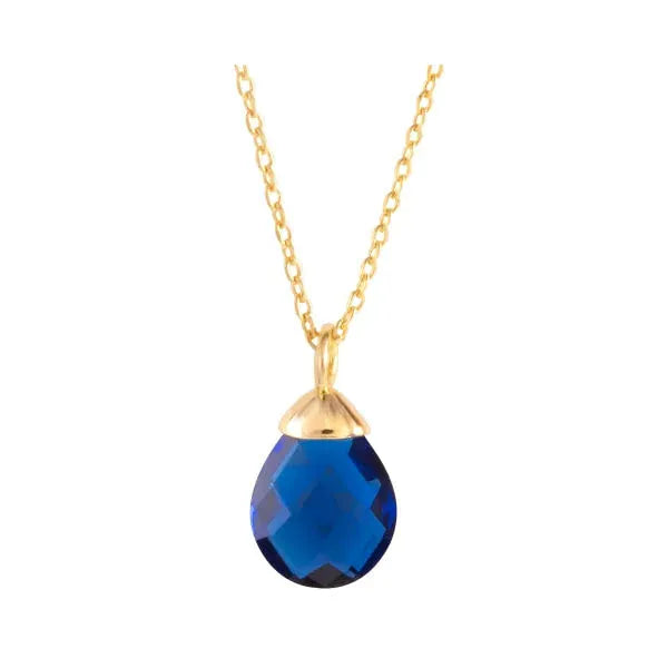 Amanda Blu September Birthstone Necklace | Gold Amanda Blu Necklace