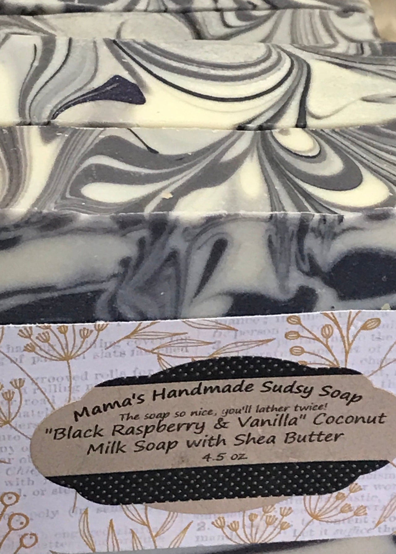 Amazing Sudsy Soap | Black Raspberry Mama's Handmade Sudsy Soap Black Raspberry