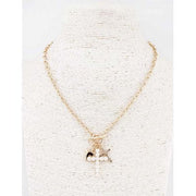 Amber Gold Pearl Charm Necklace, Gold Meghan Browne Accessories